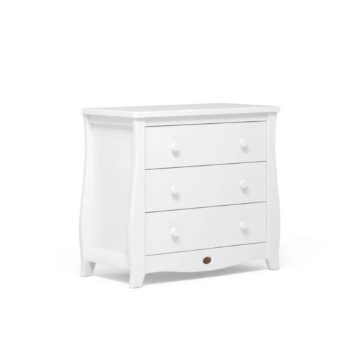 Boori Sleigh 3 Drawer chest - White
