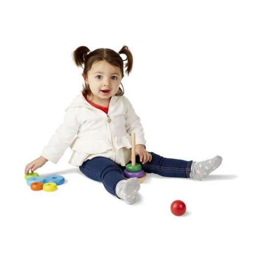 Melissa & Doug Rainbow Stacker Classic Toy - Melissa &amp; Doug - Image 2