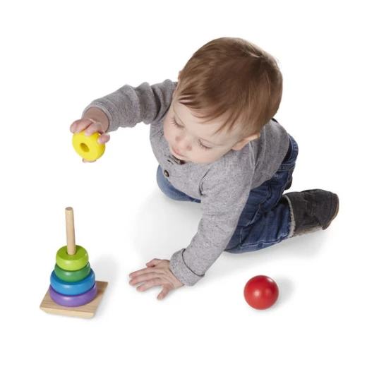 Melissa & Doug Rainbow Stacker Classic Toy - Melissa &amp; Doug - Image 5
