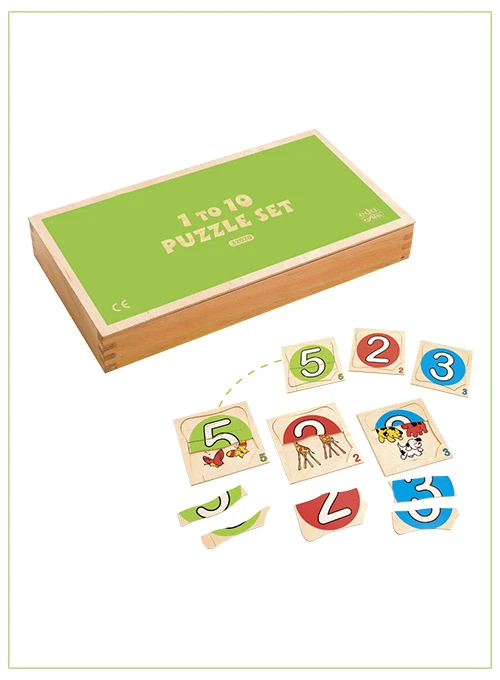 Edu Fun 1 to 10 Puzzle English Set - إديو فن