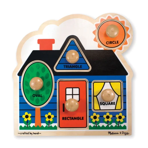Melissa & Doug First Shapes Jumbo Knob - 5 Pieces Melissa & Doug First Shapes Jumbo Knob - 5 Pieces