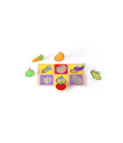 Edu Fun  chunky puzzle vegetables - إديو فن - Image 2