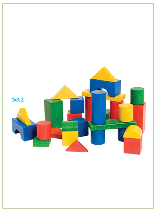 Edu Fun Colourful Building Blocks Set 2 (58 pcs) - إديو فن