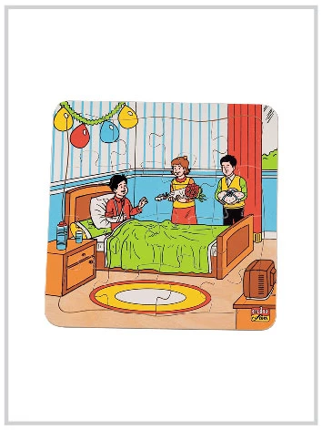 Edu Fun Good Manner Puzzles (Visiting the sick) - إديو فن