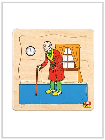 Edu Fun See How They Grow Puzzles (Man) Edu Fun See How They Grow Puzzles (Man)