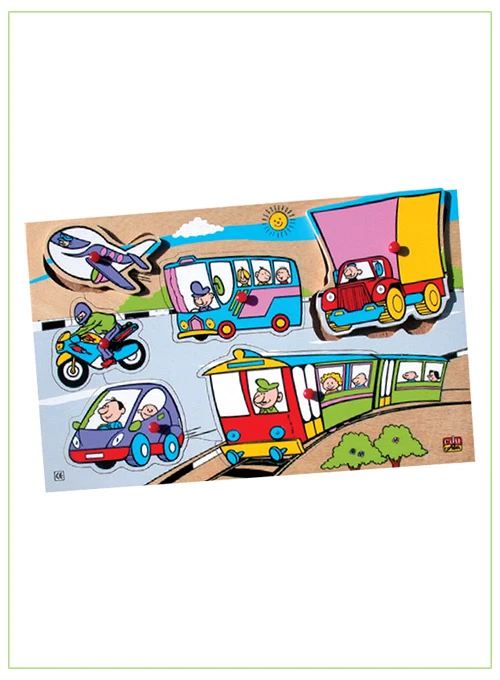 Edu Fun Insert strip puzzles / Transport - إديو فن