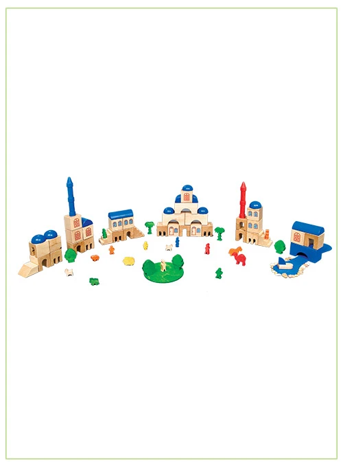 Edu Fun Mediterranean City Construction Blocks - إديو فن