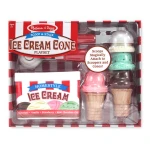 melissa & doug Scoop & Stack Ice Cream Cone Playset - ميليسا اند دوج