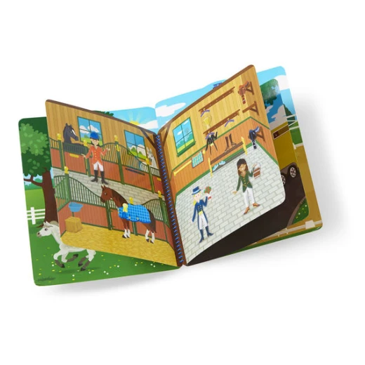 Melissa & Doug Puffy Sticker Activity Book - Riding Club - ميليسا اند دوج - Image 2