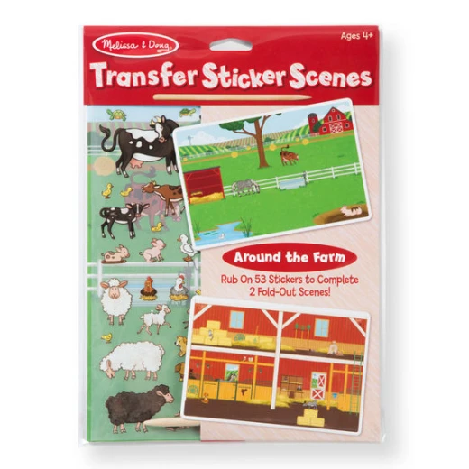 Melissa & Doug Transfer Sticker Scenes - Around the Farm Melissa & Doug Transfer Sticker Scenes - Around the Farm
