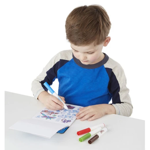 Melissa & Doug On the Go Magicolor Color-Your-Own Sticker Pad - Vehicles, Sports, and Dinosaurs - ميليسا اند دوج - Image 3