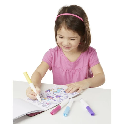 melissa & doug On the Go Magicolor Color-Your-Own Sticker Pad - Princesses, Animals, and Fairies - ميليسا اند دوج - Image 3
