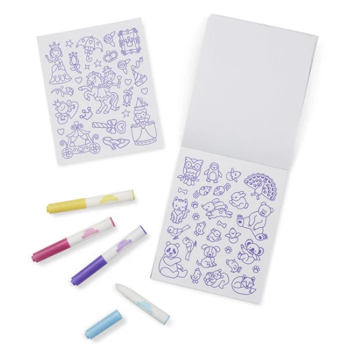 melissa & doug On the Go Magicolor Color-Your-Own Sticker Pad - Princesses, Animals, and Fairies - ميليسا اند دوج - Image 2