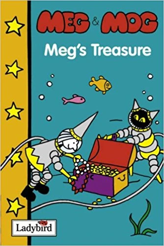 Meg and Mog Glow-in-the-Dark Sticker Book - كتب ليدي بيرد