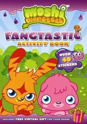 Moshi Monsters Fangtastic Activity Book with Stickers - كتب ليدي بيرد