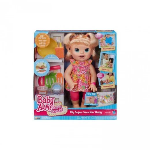 Baby Alive My Super Snakin Baby Blonde Baby Alive My Super Snakin Baby Blonde