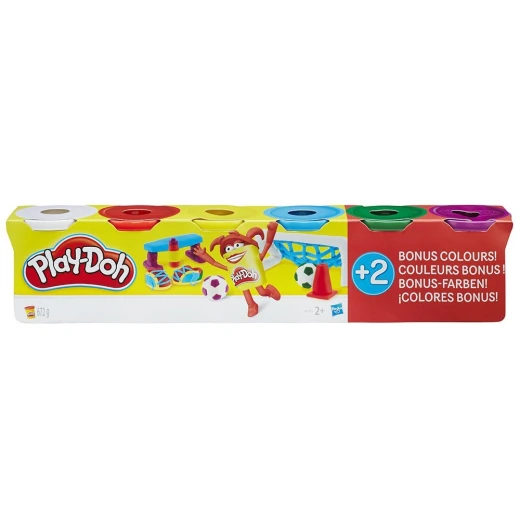 Play-Doh - 6 Pots Couleur Primaire Play-Doh - 6 Pots Couleur Primaire