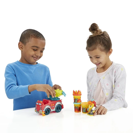 Play-Doh Town Fire Truck - بلاي دوه - Image 3