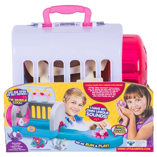 Little Live Pets S4 Lil' Mouse House Princess Whiskers - ليتل لايف بيتس - Image 3
