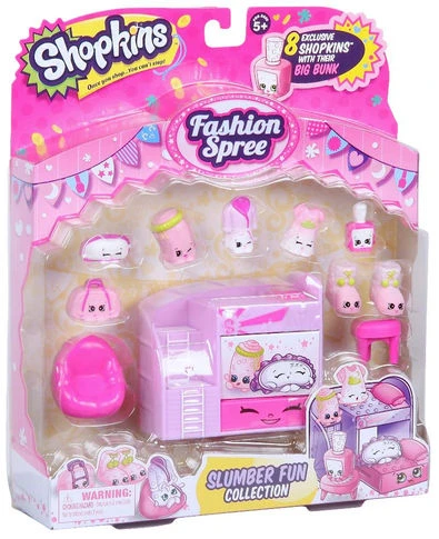 Shopkins Fashion Pack Slumber Fun Collection Shopkins Fashion Pack Slumber Fun Collection
