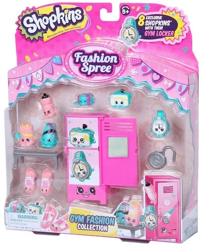 Shopkins Fashion Pack  Gym Fashion Collection