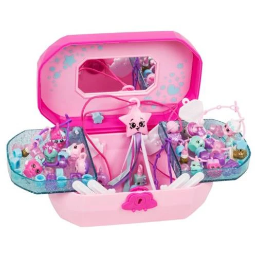 صندوق مجوهرات Shopkins S5 مع سحر وخرز للبنات | مجموعة مجوهرات للمرح الإبداعي - شوبكينز - Image 2