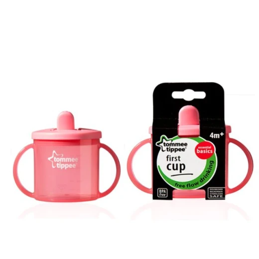 Tommee Tippee Essentials First Cup, Pink Tommee Tippee Essentials First Cup, Pink