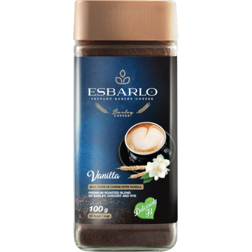 Esbarlo Instant Barley Coffee - Vanilla (100gm) Esbarlo Instant Barley Coffee - Vanilla (100gm)