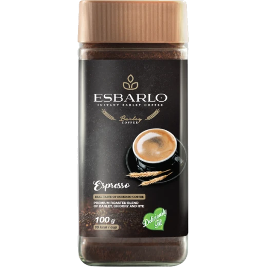 Esbarlo Instant Barley Coffee - Espresso (100gm) Esbarlo Instant Barley Coffee - Espresso (100gm)