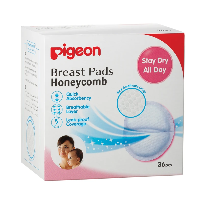 Pigeon Honeycomb Breast Pads 36 Pieces - بيجن