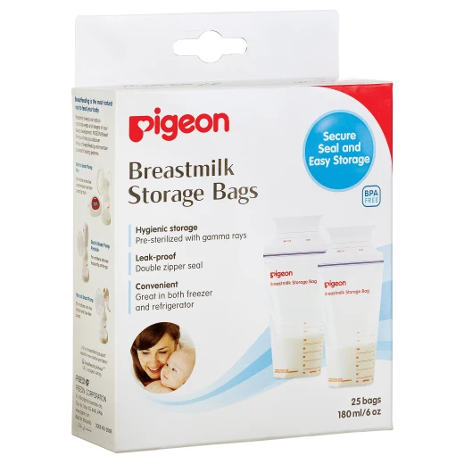 Pigeon Breast Milk Storage Bags X25 pieces Pigeon Breast Milk Storage Bags X25 pieces
