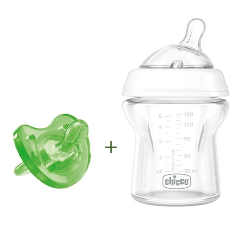 Chicco Natural Feeling bottle & Physio Soft Soother Silicone Offer - أزرق - تشيكو - Image 4