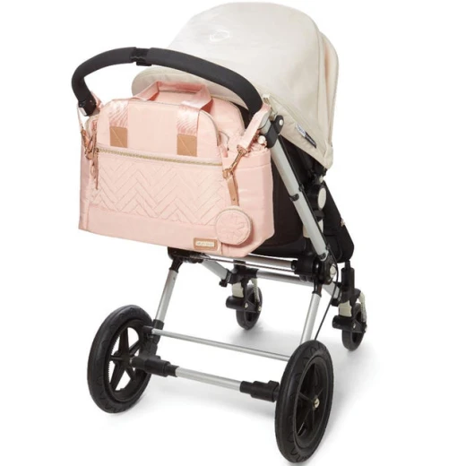 6 Pieces Suite Satchel Diaper bag - blush - سكيب هوب - Image 4