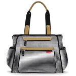 Skip Hop Baby Grand Central Take-it-All Diaper Bag, Black Stripe - سكيب هوب