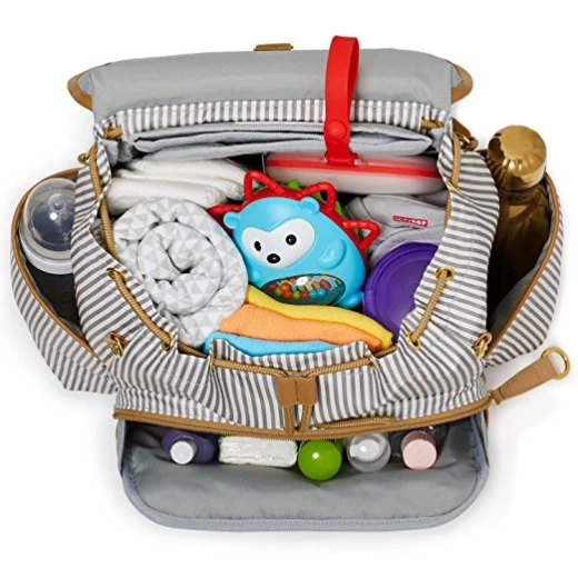Skip Hop Baby Grand Central Take-It-All Diaper Backpack, French Stripe - سكيب هوب - Image 3