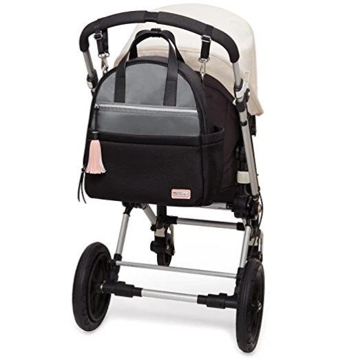 Skip Hop Nolita Neoprene Diaper Backpack, Black/Grey - سكيب هوب - Image 4