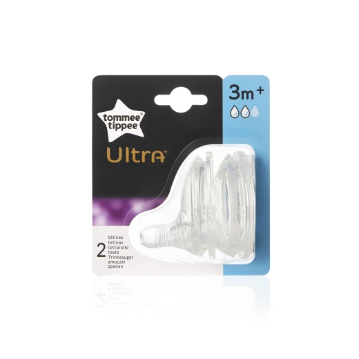 Tommee Tippee Ultra Med Flow Teats 3+ Months Tommee Tippee Ultra Med Flow Teats 3+ Months