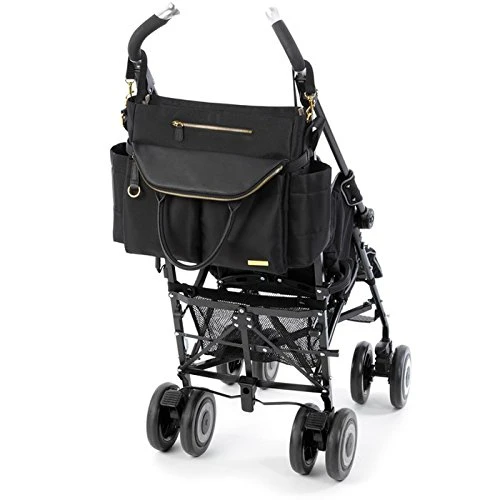 Skip Hop Chelsea Downtown Chic Diaper Satchel, Black - سكيب هوب - Image 4