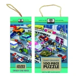 Innovative Kids Green Start 100-Piece Puzzle: Crazy Car Race Puzzle - انوفاتيف كيدز جرين