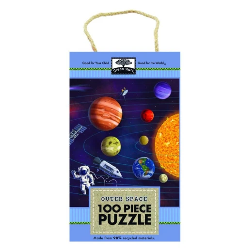 Innovative Kids Green Start 100-Piece Puzzle: Outer Space Puzzle