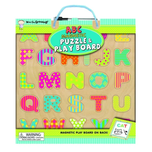 Innovative Kids Now I'm Growing! Magnetic Puzzle & Play Boards: ABC Puzzle Innovative Kids Now I'm Growing! Magnetic Puzzle & Play Boards: ABC Puzzle