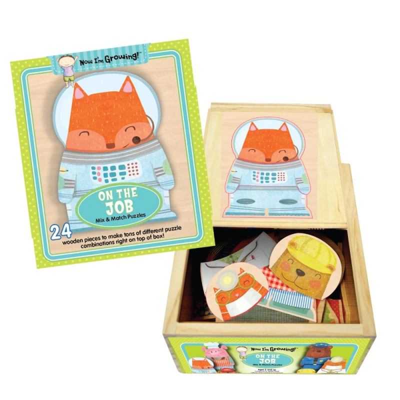 Mix & Match Puzzles: On the Job - أ ب ت
