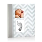 PearHead My Memory Baby Book Chevron, Gray - بيرهيد