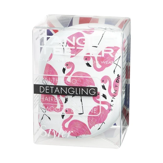 Tangle Teezer Compact Styler - Skinny Dip - White Flamingo Tangle Teezer Compact Styler - Skinny Dip - White Flamingo