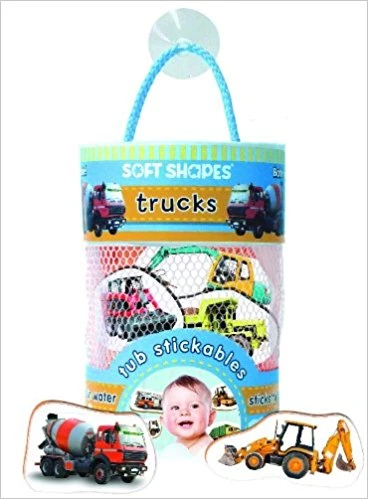 Innovative Kids - Soft Shapes Tub Stickables: trucks - انوفاتيف كيدز جرين