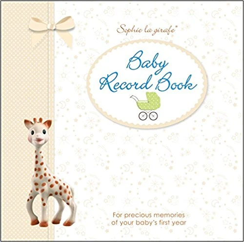 كتاب Sophie la girafe Baby Record Book: للذكريات الثمينة للسنة الأولى لطفلك