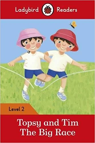 Ladybird Readers Level 2 - Topsy and Tim: The Big Race - كتب ليدي بيرد
