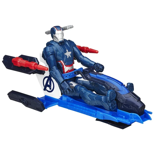 Marvel Avengers Titan Hero Series Iron Patriot Figure with Arc Thruster Jet Vehicle Marvel Avengers Titan Hero Series Iron Patriot Figure with Arc Thruster Jet Vehicle