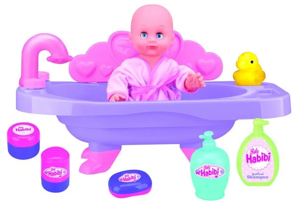 Baby Habibi Bathtub With Doll - بيبي حبيبي