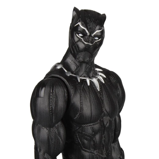 Marvel Black Panther Titan Hero Series Black Panther Figure - هاسبرو - Image 2